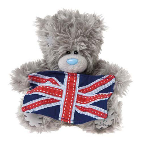5" Me to You Bear Holding Union Jack Flag £4.79